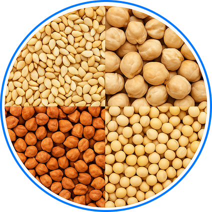 Pulses, Oilseeds & more